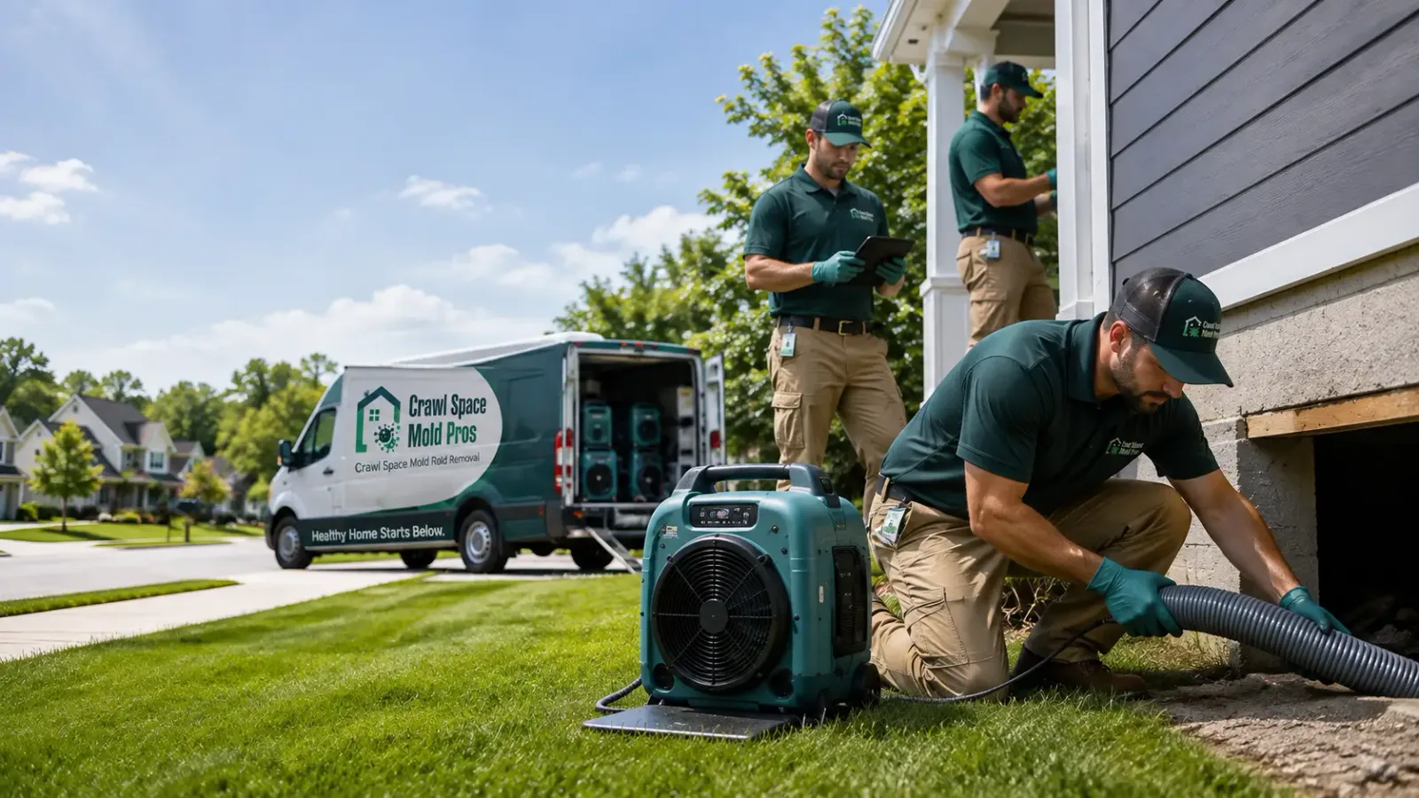 Crawl Space Mold Removal in Syracuse, IN